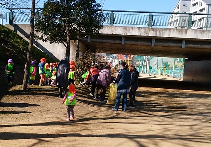 朝生田公園清掃 朝生田公園清掃